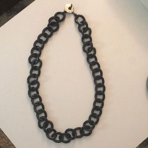 Ralph Lauren black chunky necklace